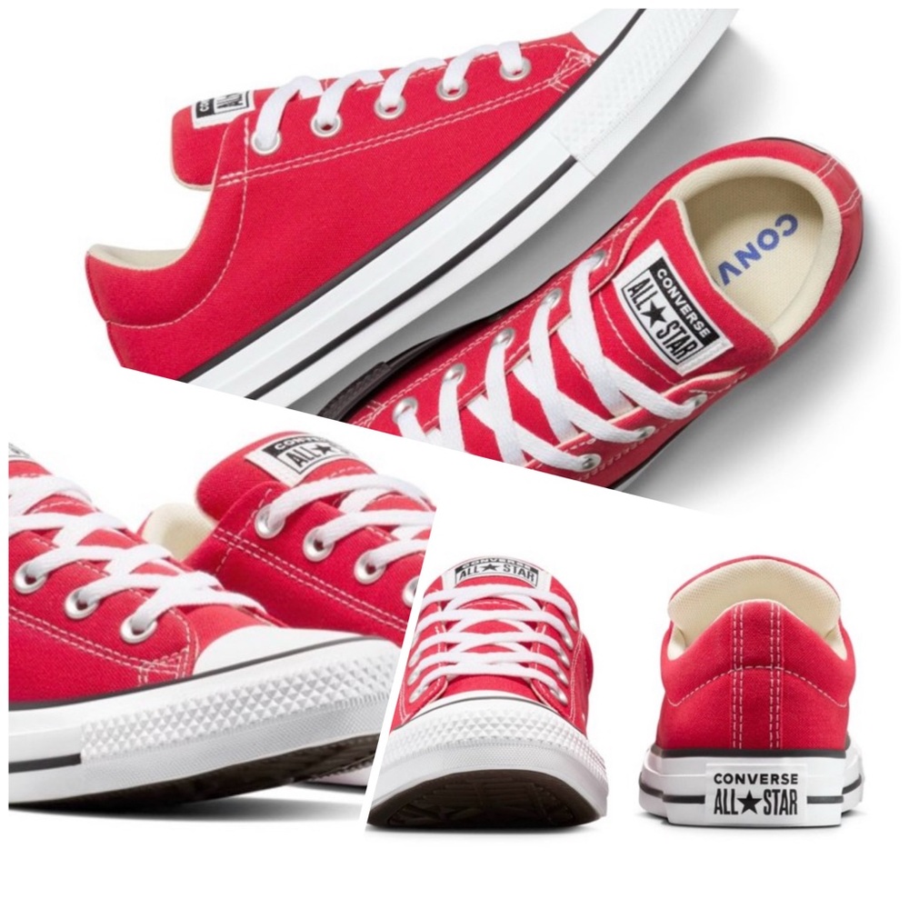 Converse Red and White Women's Sneakers